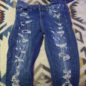 Distressed Blue men’s  Jeans